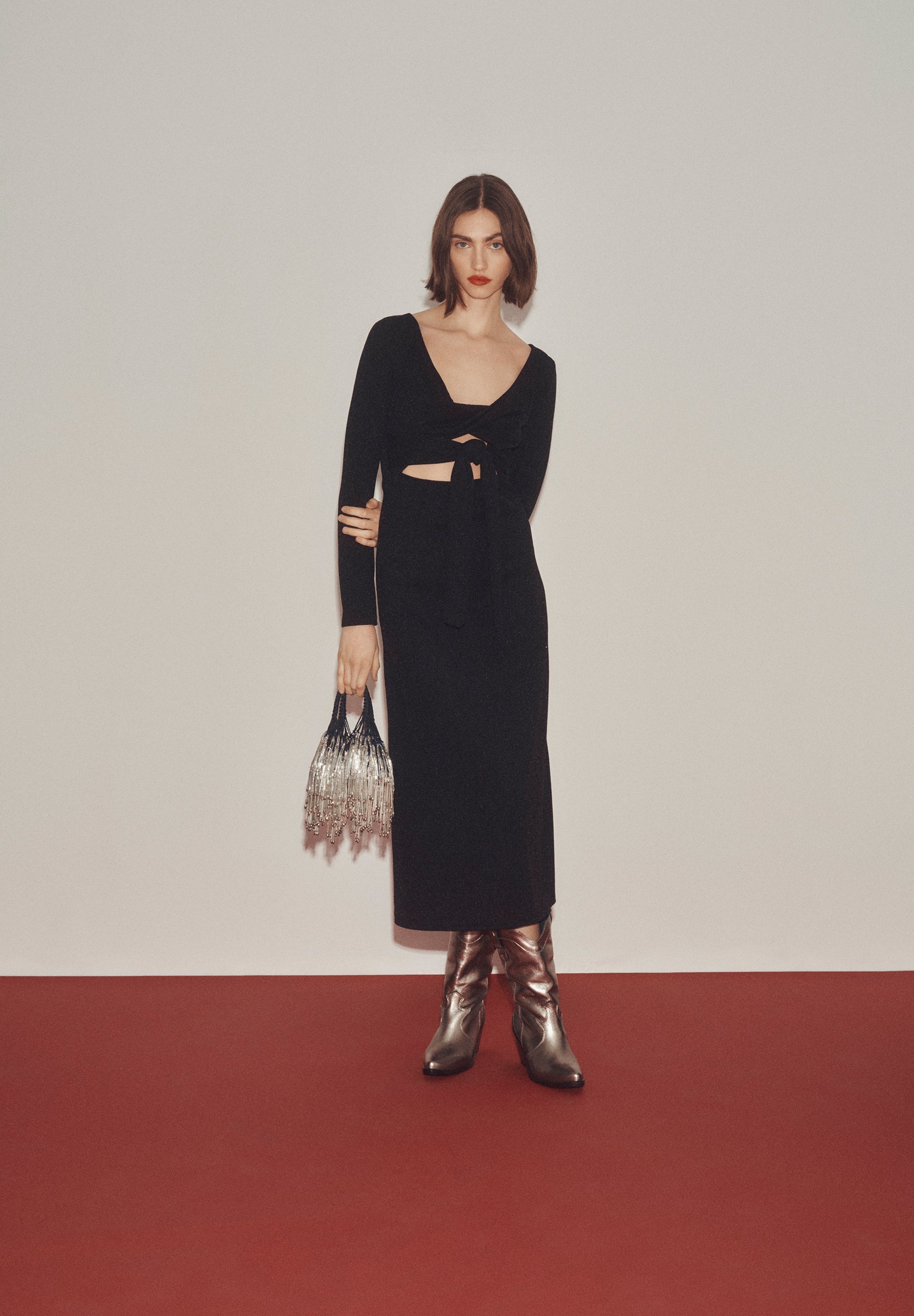 VESTIDO PUNTO LAZADAS