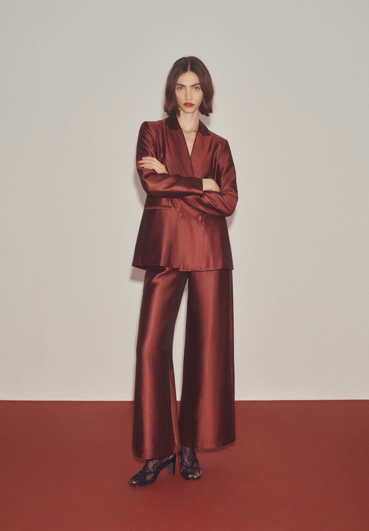 PANTALÓN SATINADO CULOTTE