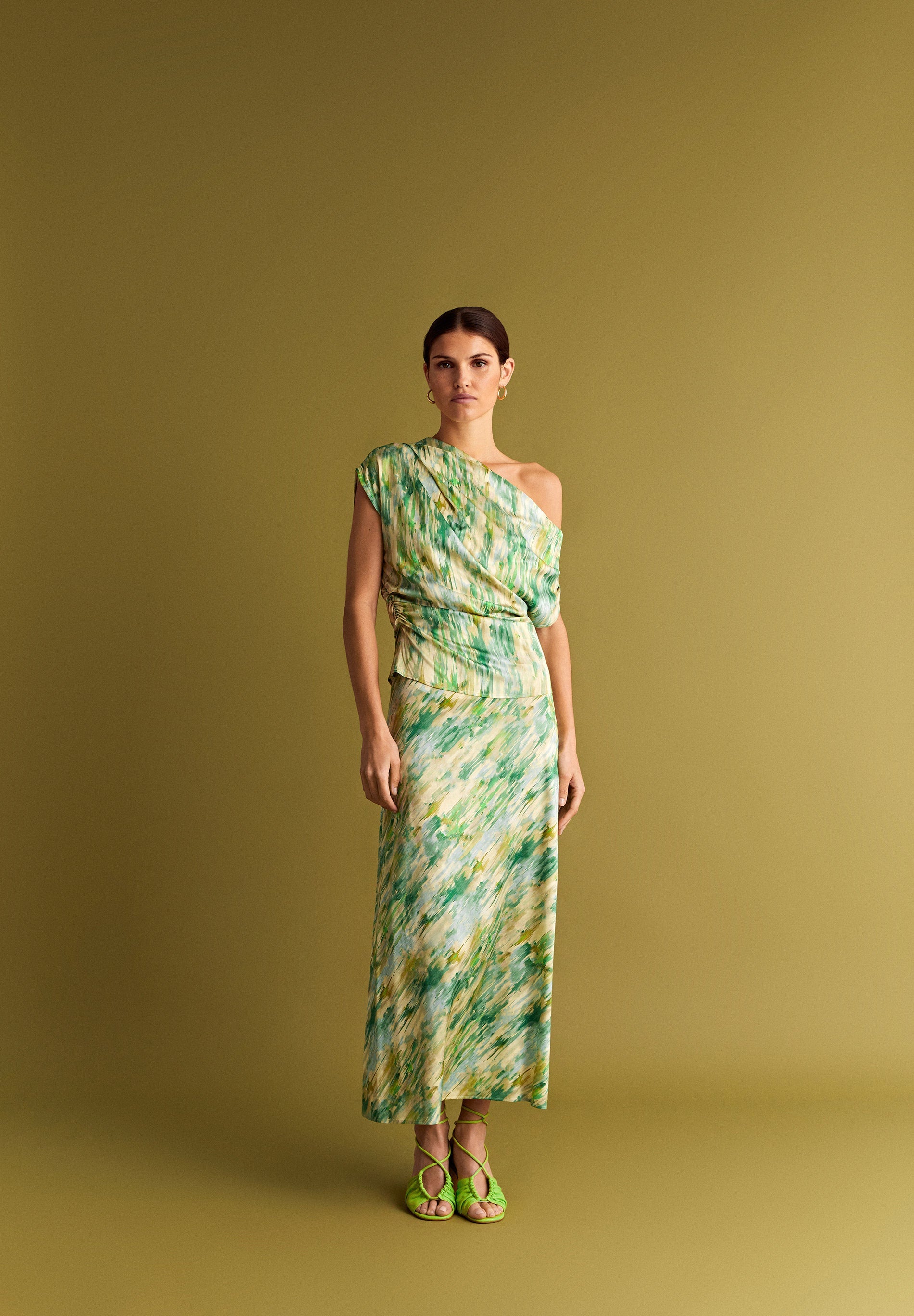 FALDA MIDI PRINT