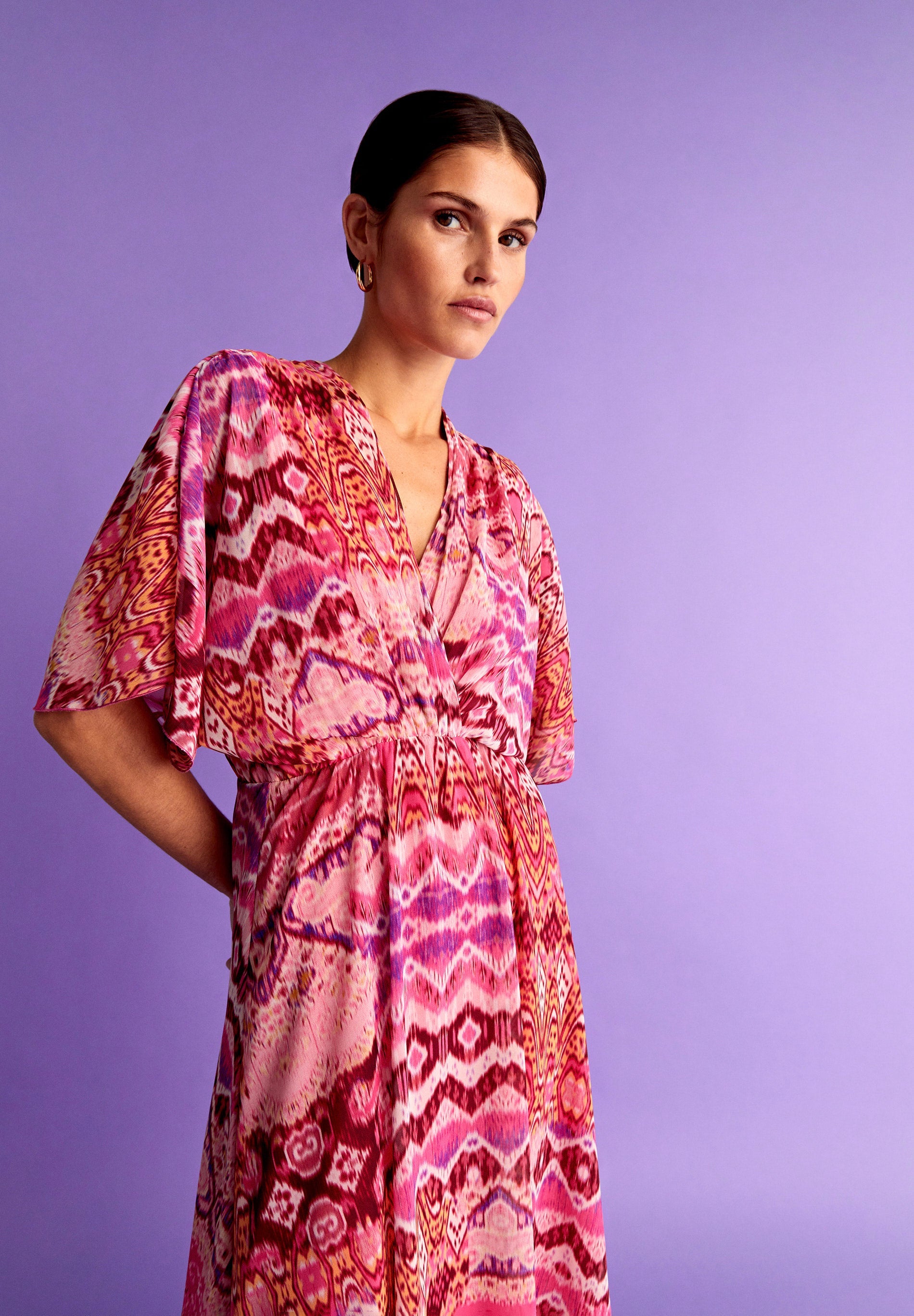 VESTIDO MIDI ÉTNICO