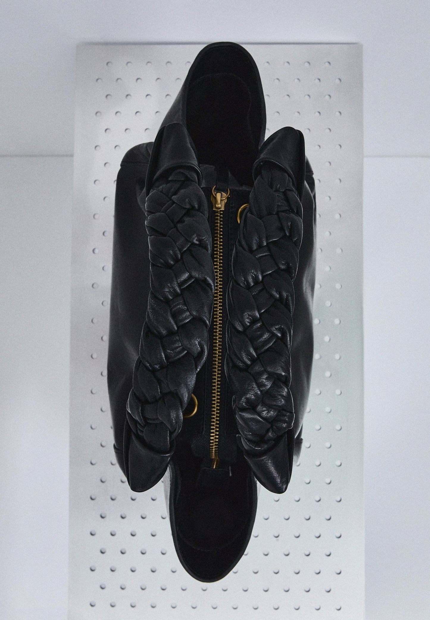 BOLSO MINI PIEL ASA TRENZADA