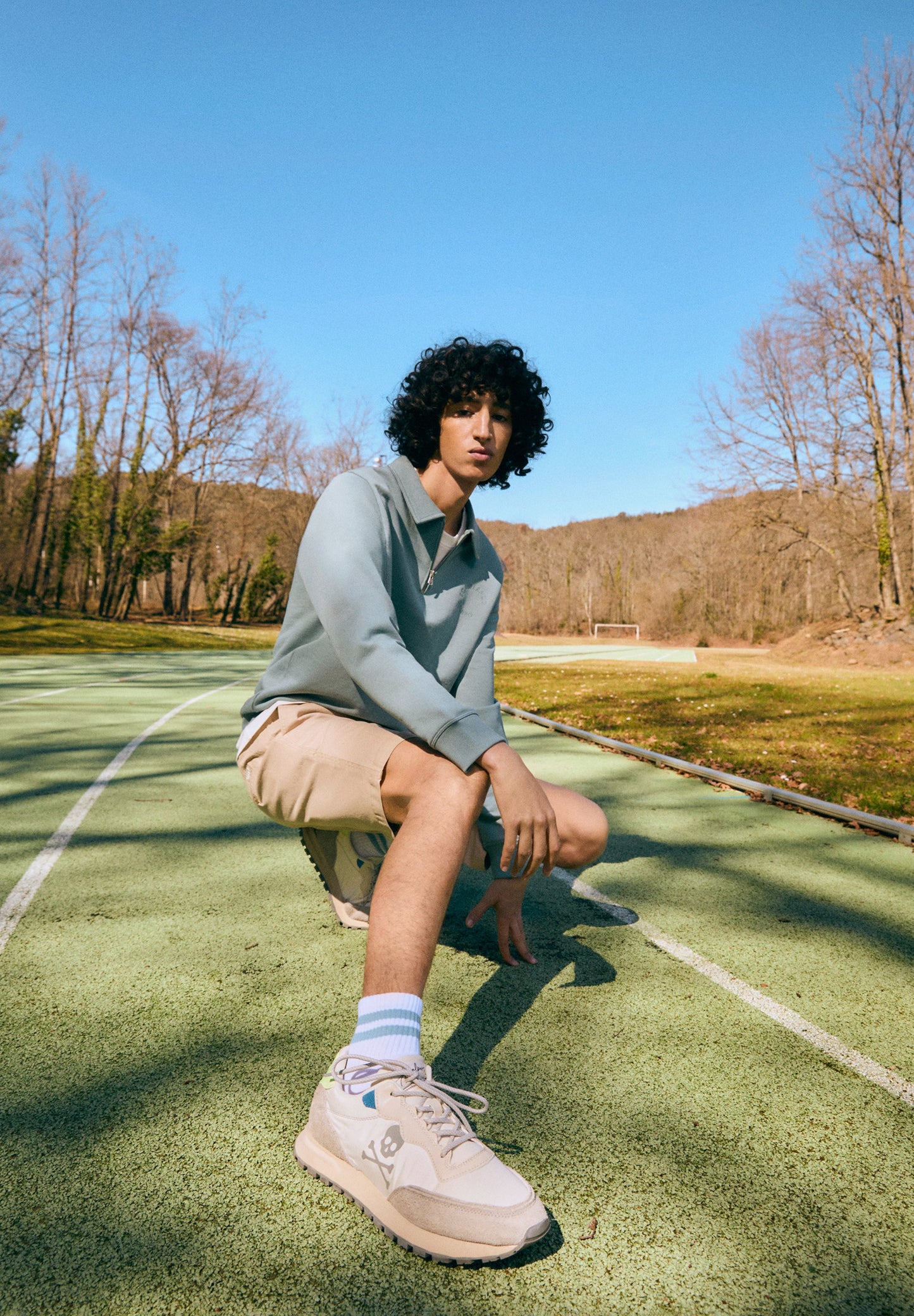 SNEAKERS CALAVERA PRINT HIGH DENSITY