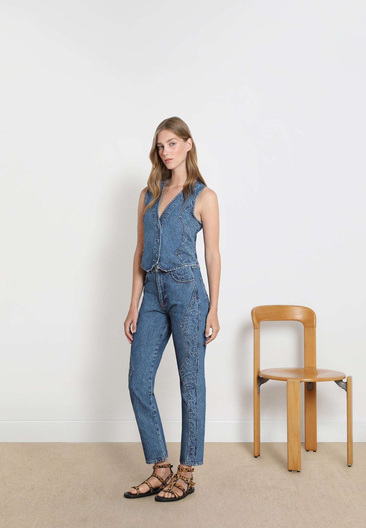JEANS DENIM TEXTURA