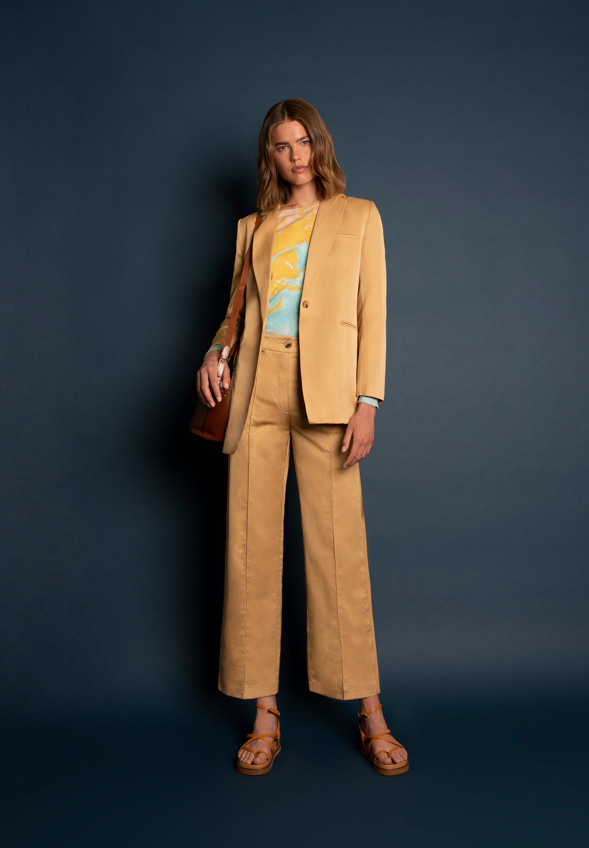 PANTALÓN SATINADO CULOTTE