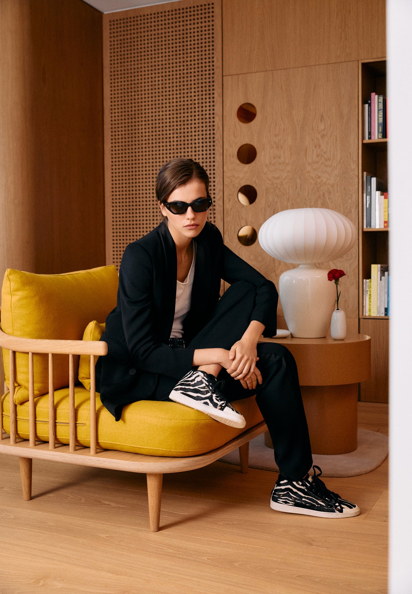 SNEAKERS ALTAS CEBRA