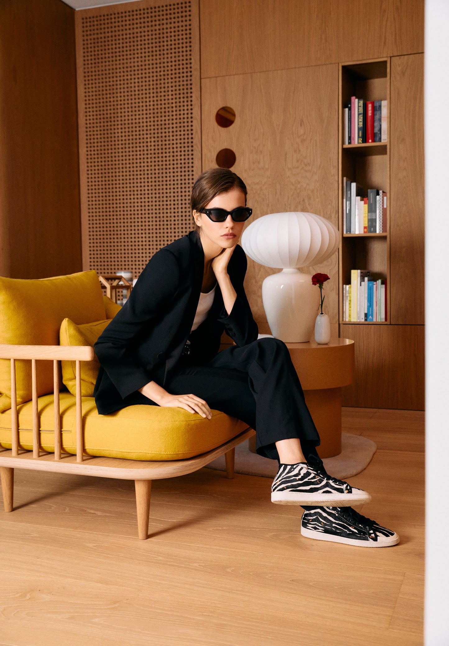 SNEAKERS ALTAS CEBRA