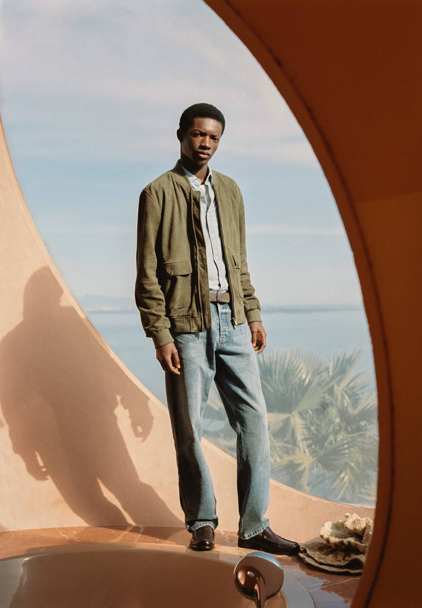 CHAQUETA BOMBER ANTE