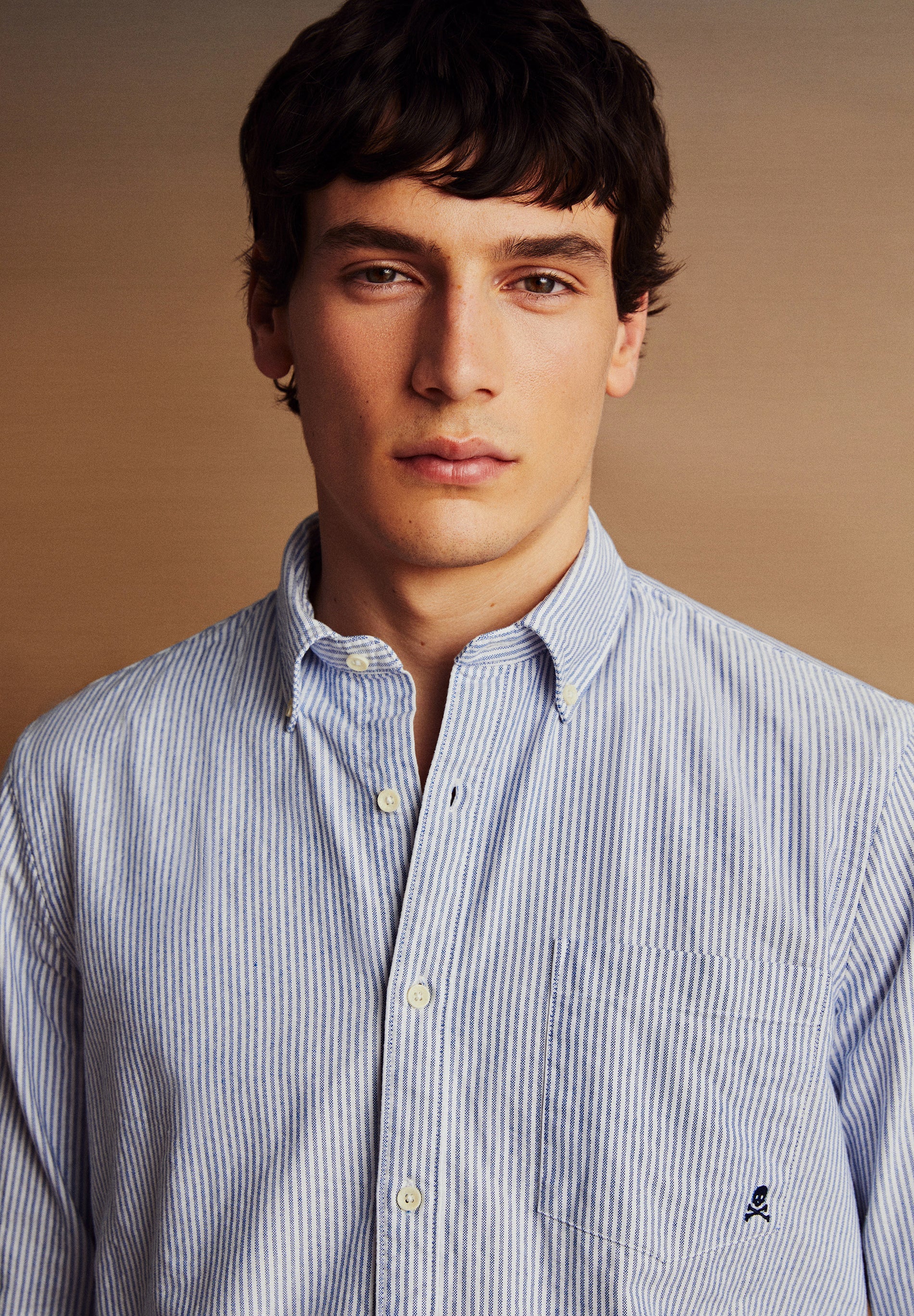 CAMISA CALAVERA RAYAS